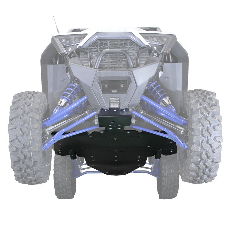 Polaris RZR Pro XP UHMW Skid Plate, UHMW Thickness: 3/8", X-Brace: Add X-Brace