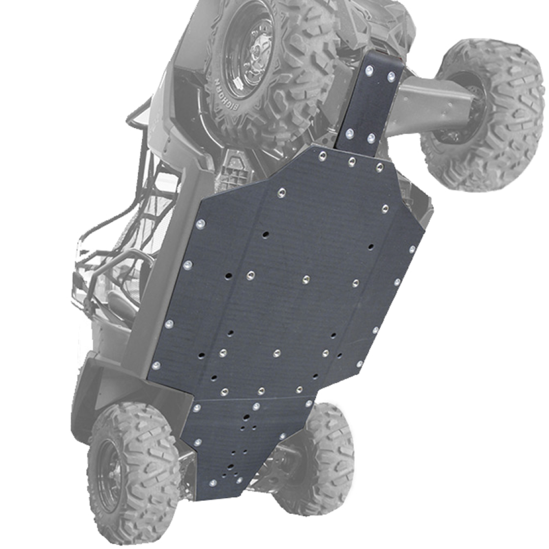 Polaris RZR 570 UHMW Skid Plate, UHMW Thickness: 1/2"