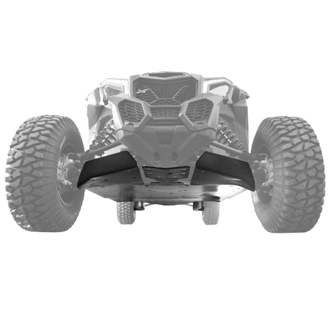 Can-Am Maverick X3 Max UHMW Ultimate Skid Package, UHMW Thickness: 1/2", Model: Maverick X3 MAX 64" Wide (X3 - XDS - XMR - XDS RR), X-Brace: Add X-Brace