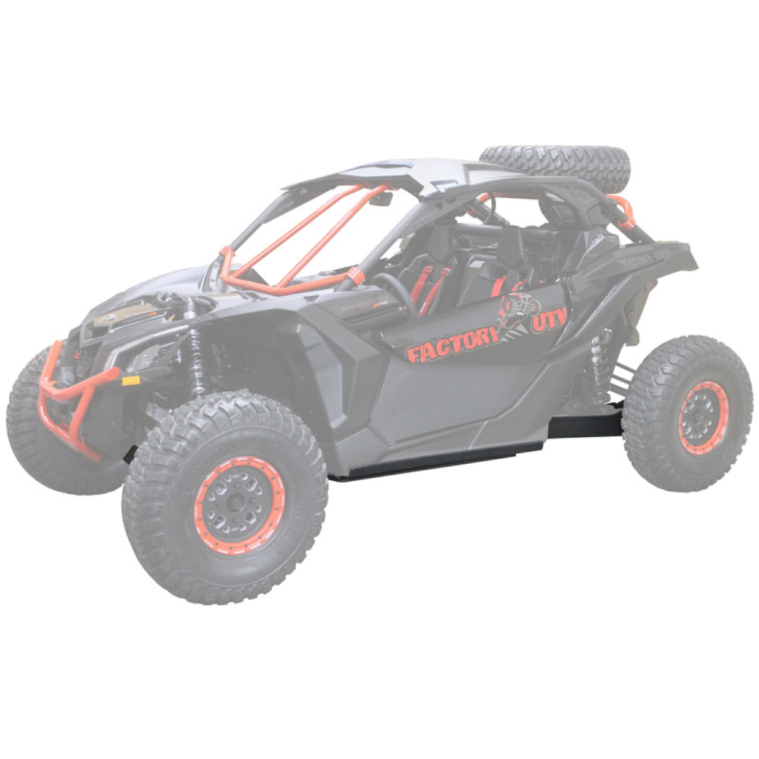 Can-Am Maverick X3 UHMW Ultimate Skid Package, UHMW Thickness: 1/2", Model: Maverick X3 64" Wide (X3 - XDS - XMR - XDS RR) (2017-2020+), X-Brace: Add X-Brace