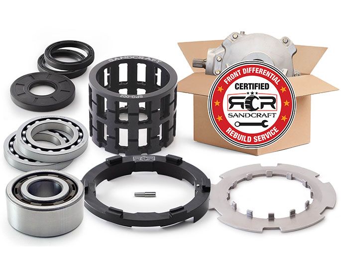 GEN 2 BULLETPROOF FRONT DIFFERENTIAL RE-BUILD 2016 RZR TURBO