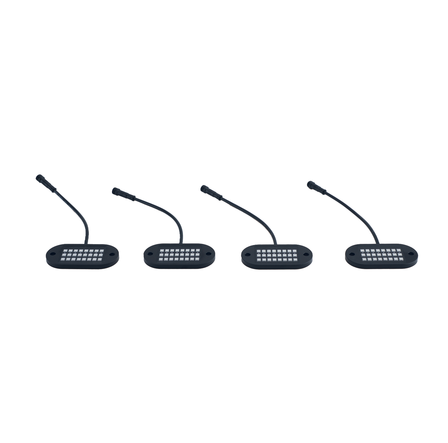 187 Style Rock Lights 2.0 w/ Control Harness, Whip Size: 1 Pod