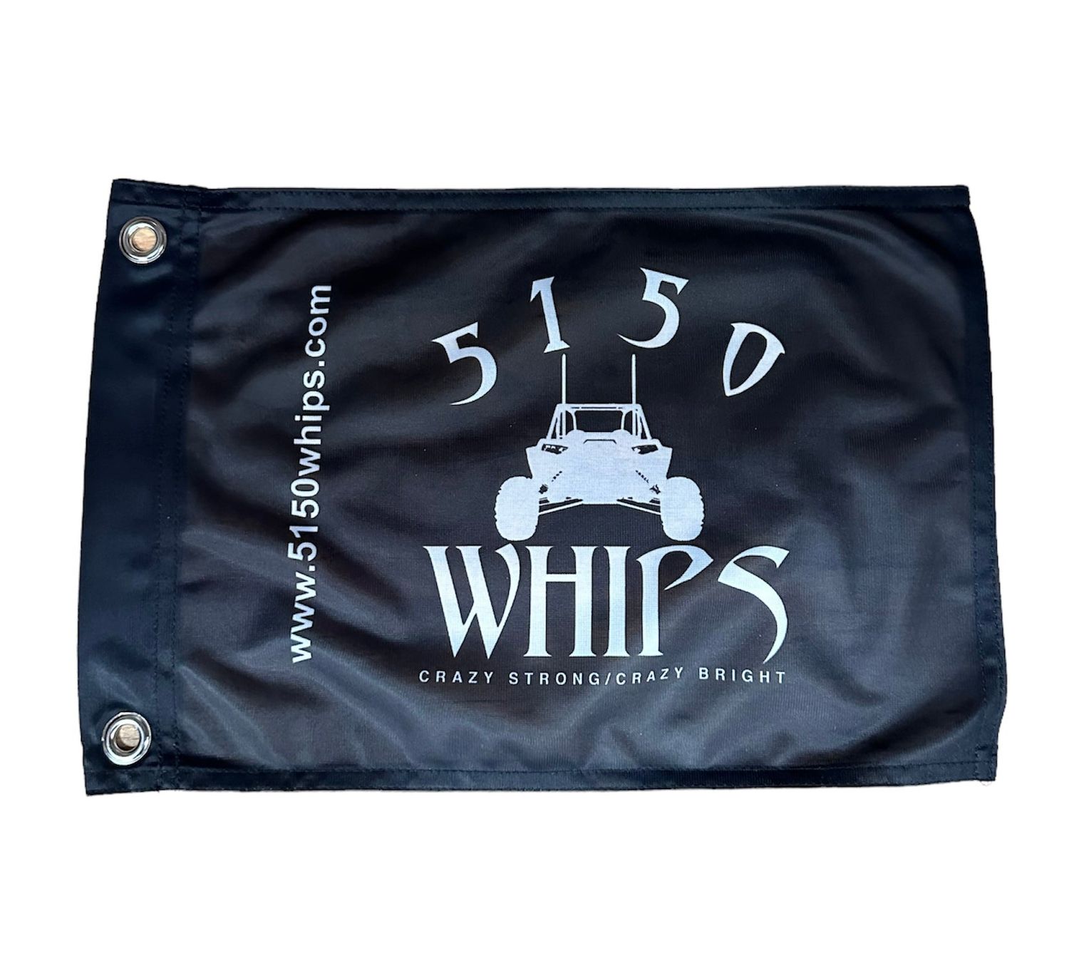 Heavy Duty 5150 Whips Flag (10"X15"), Color: Black