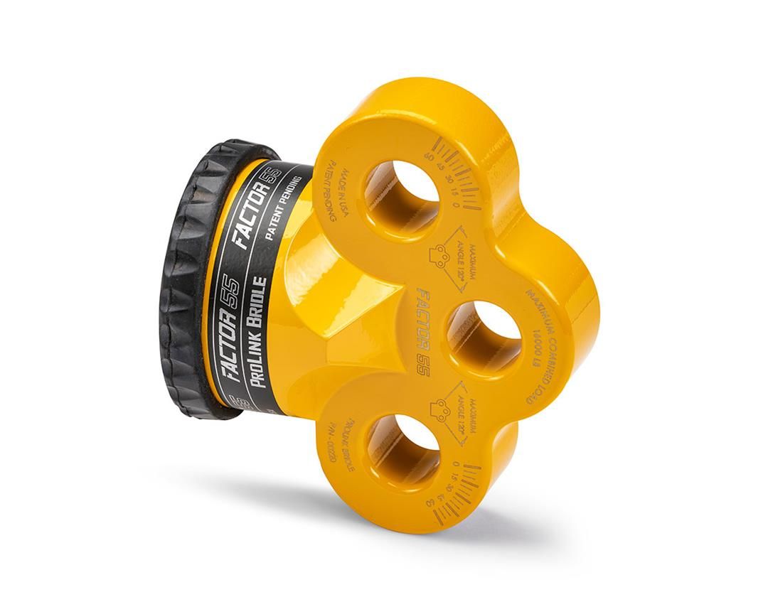 ProLink Bridle Winch Shackle Mount Yellow Factor 55, Color: Yellow