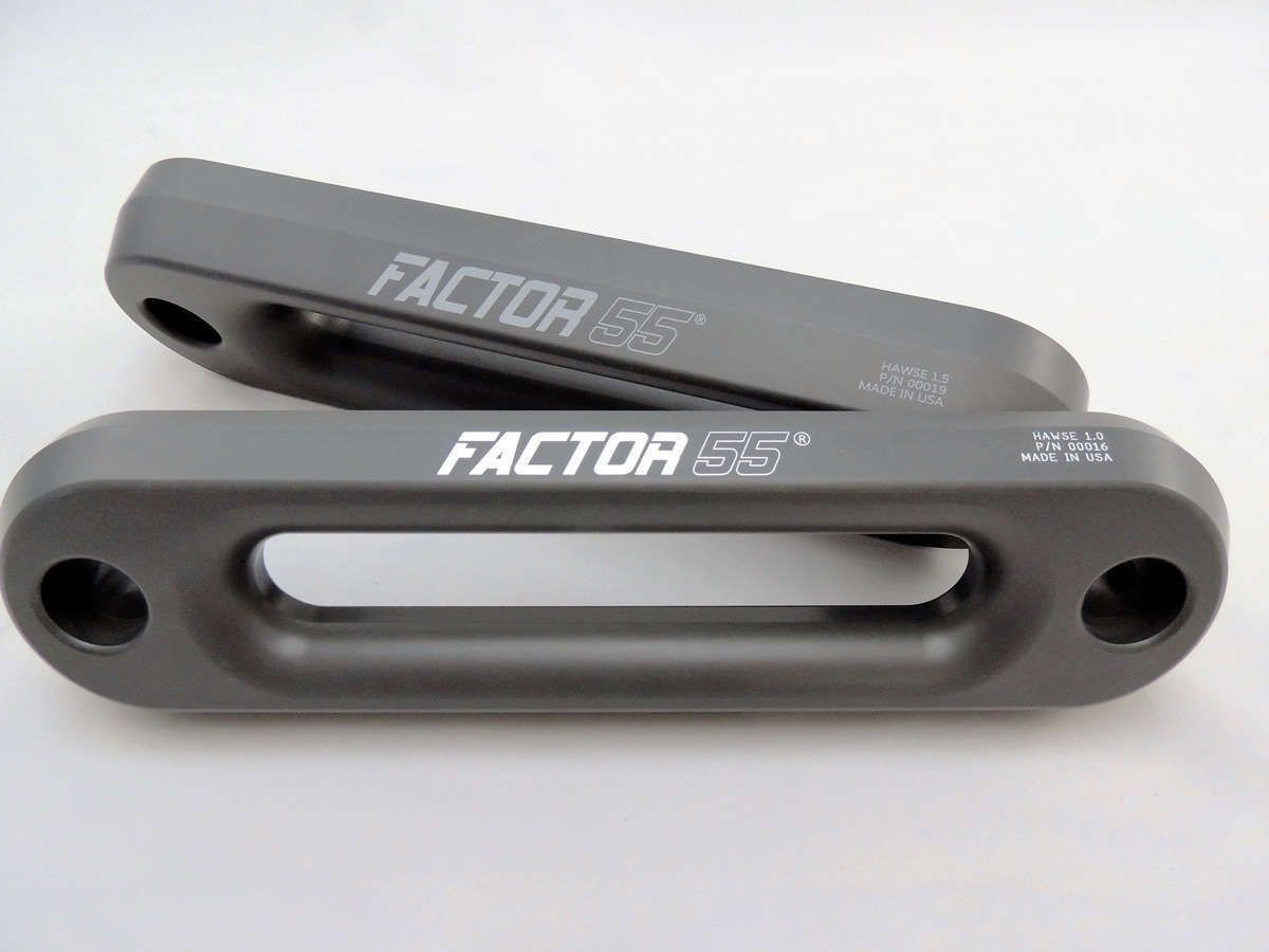 Hawse Fairlead 1.5 Inch Thick Gun Metal Gray