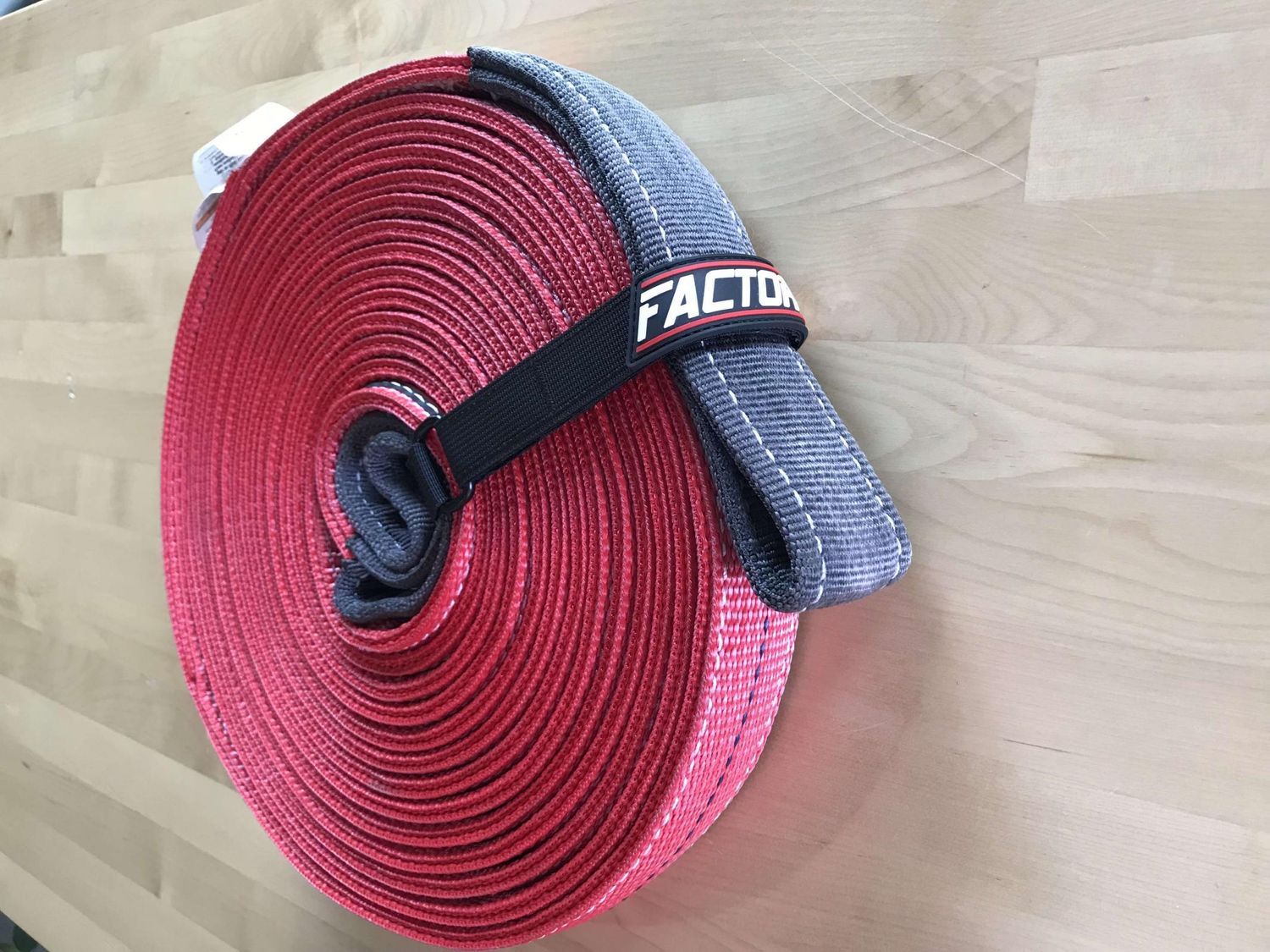 30 Foot Tow Strap Standard Duty 30 Foot x 2 Inch Red