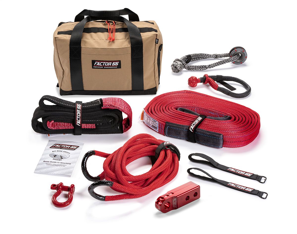 Powersports Recovery Kit Hemingway Red, Color: Red