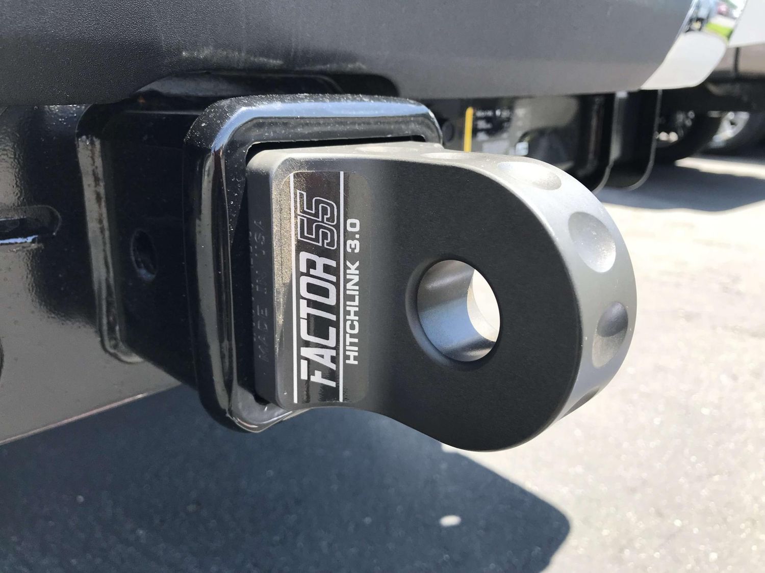 HitchLink 3.0 Reciever Shackle Mount 3 Inch Receivers Anodized Gray, Color: Gray
