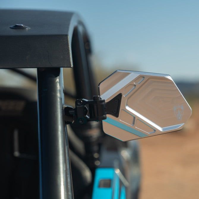 Cuero Pro UTV Side Mirror (Set of Two), Size: 1.25, Mirror Color: Black
