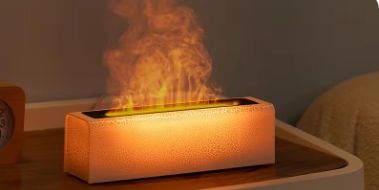 Ultrasonic flame aroma diffuser