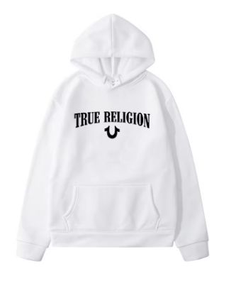True Religion Design Hoodie Men&#39;s Autumn Winter Pure Cotton Oversized Hoodie