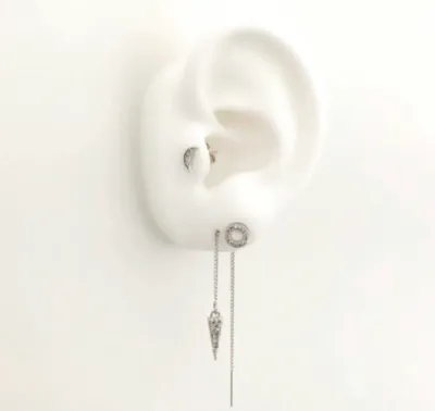 Soft Silicone Ears Custom color for jewelry displays, acupuncture, piercing, drawing and more.