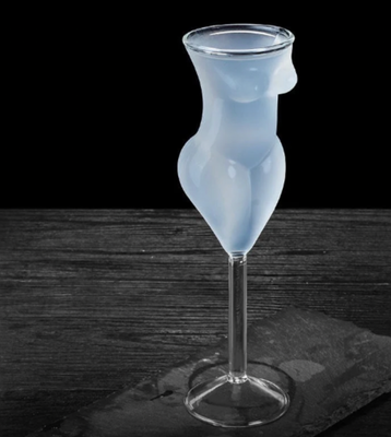 2Pcs Naked Women Cocktail Glass Flute Glass Champagne Glass Womens Body Drinkware