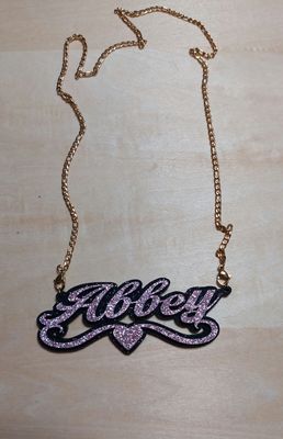 Custom Acrylic Name Necklaces