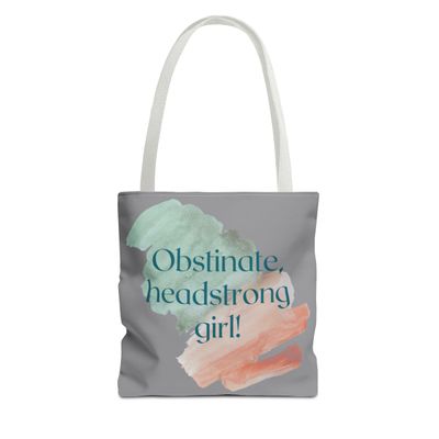 Pride &amp; Prejudice Tote Bag - Headstrong Girl Regency Fandom 