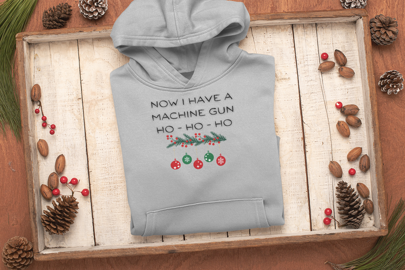 Ho Ho Ho Machine Gun Christmas Sweatshirt