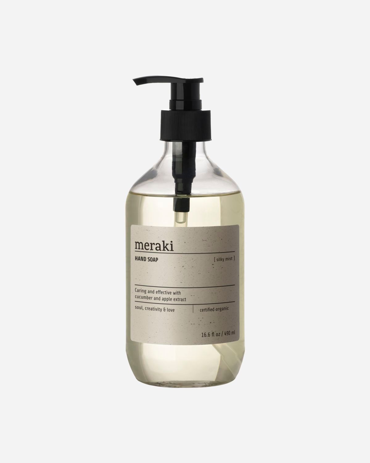 Meraki Handzeep, Silky Mist, 490ml