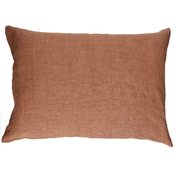 Kussen Basic, Linnen, Kaneel, 70x50cm