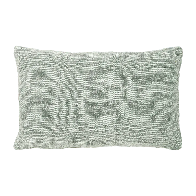 Kussen Corda Adobe, Bouclé groen, 60x40cm