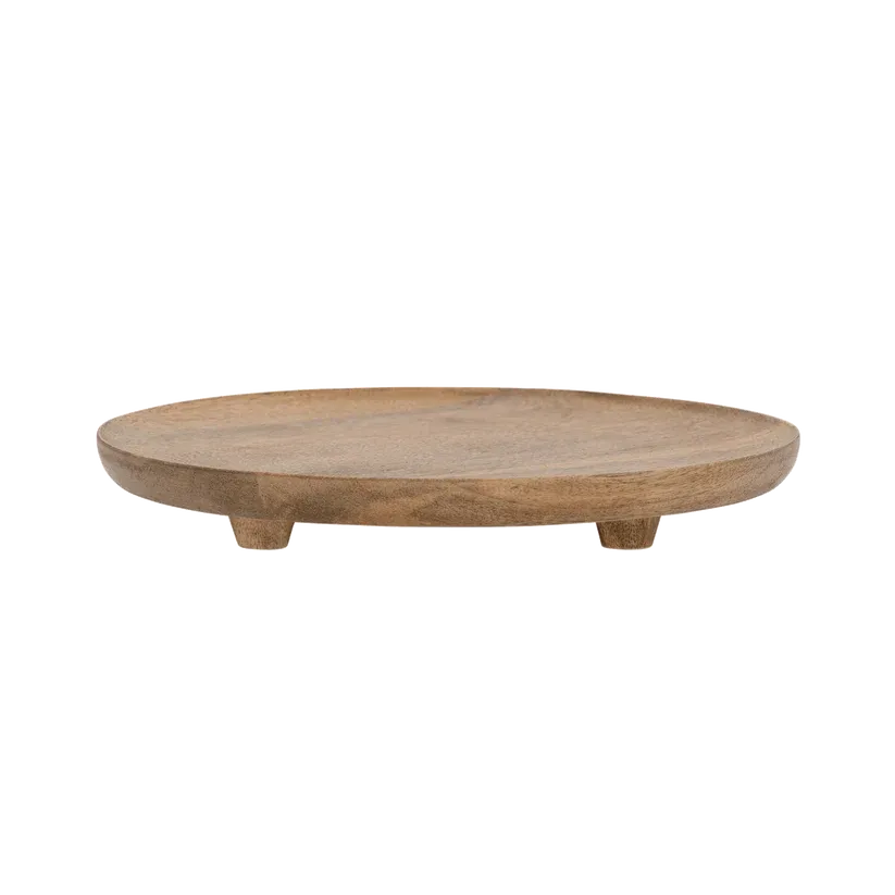 Dienbord met voetje, hout