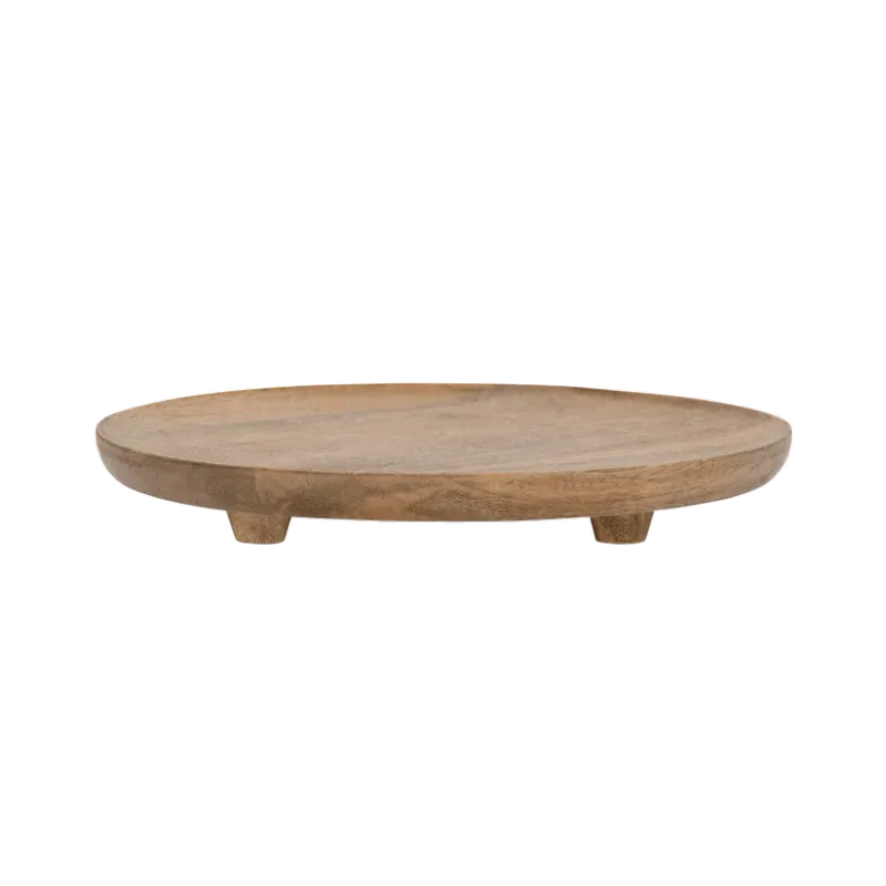 Dienbord met voetje, hout