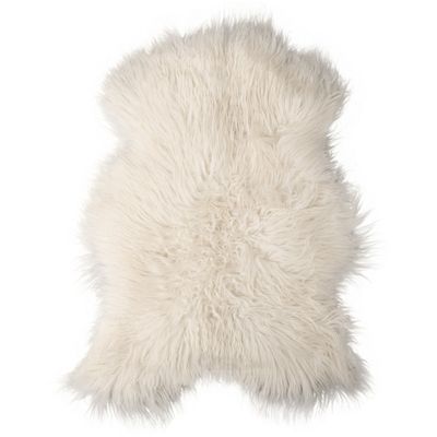 Schapenvel Icelandic Curly, wit, 90-110cm