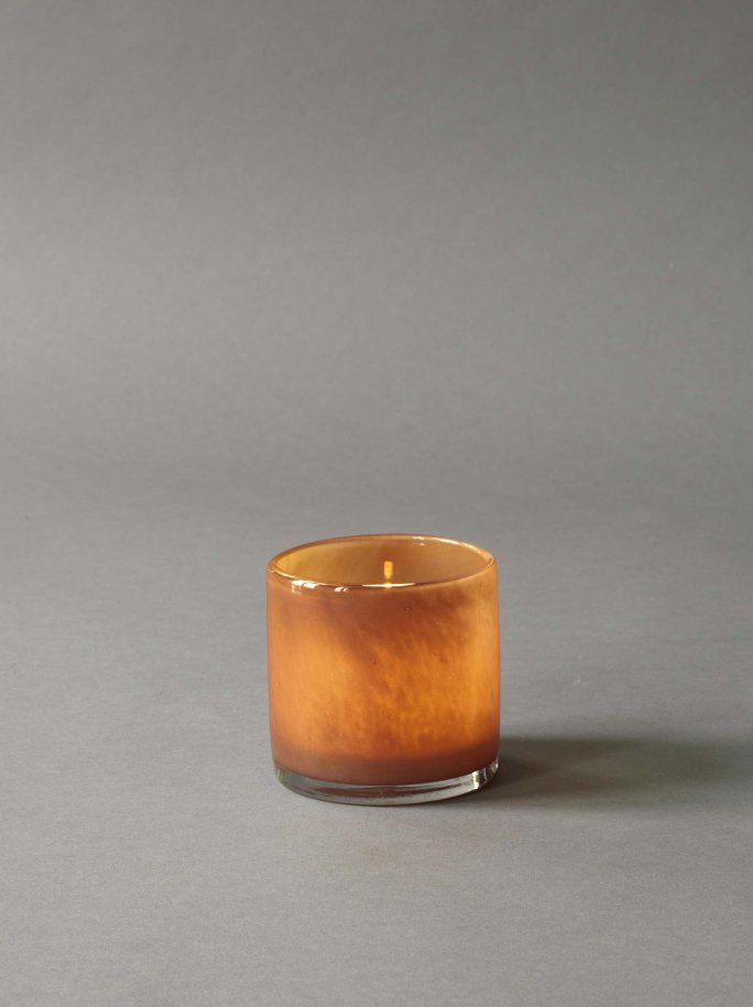 T-licht Lyric  Brown, Small 10x10cm