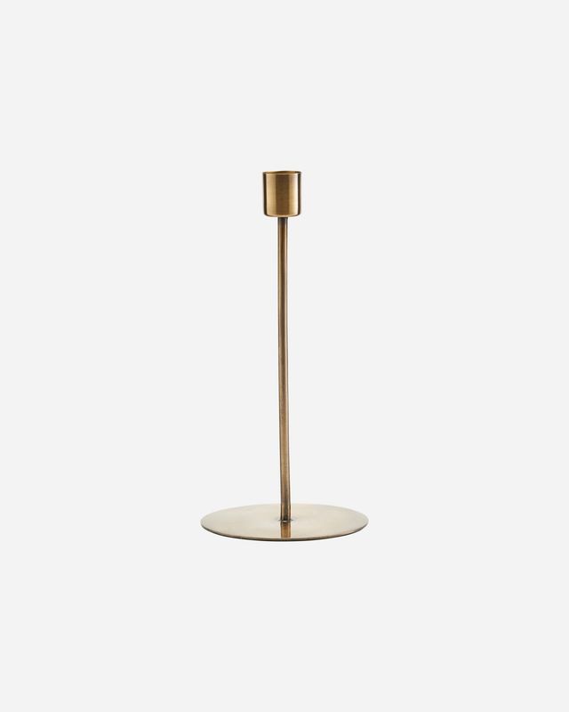 ​T-licht kandelaar Anit, messing goud, h20