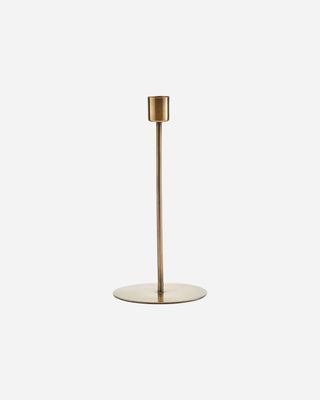 ​T-licht kandelaar Anit, messing goud, h20