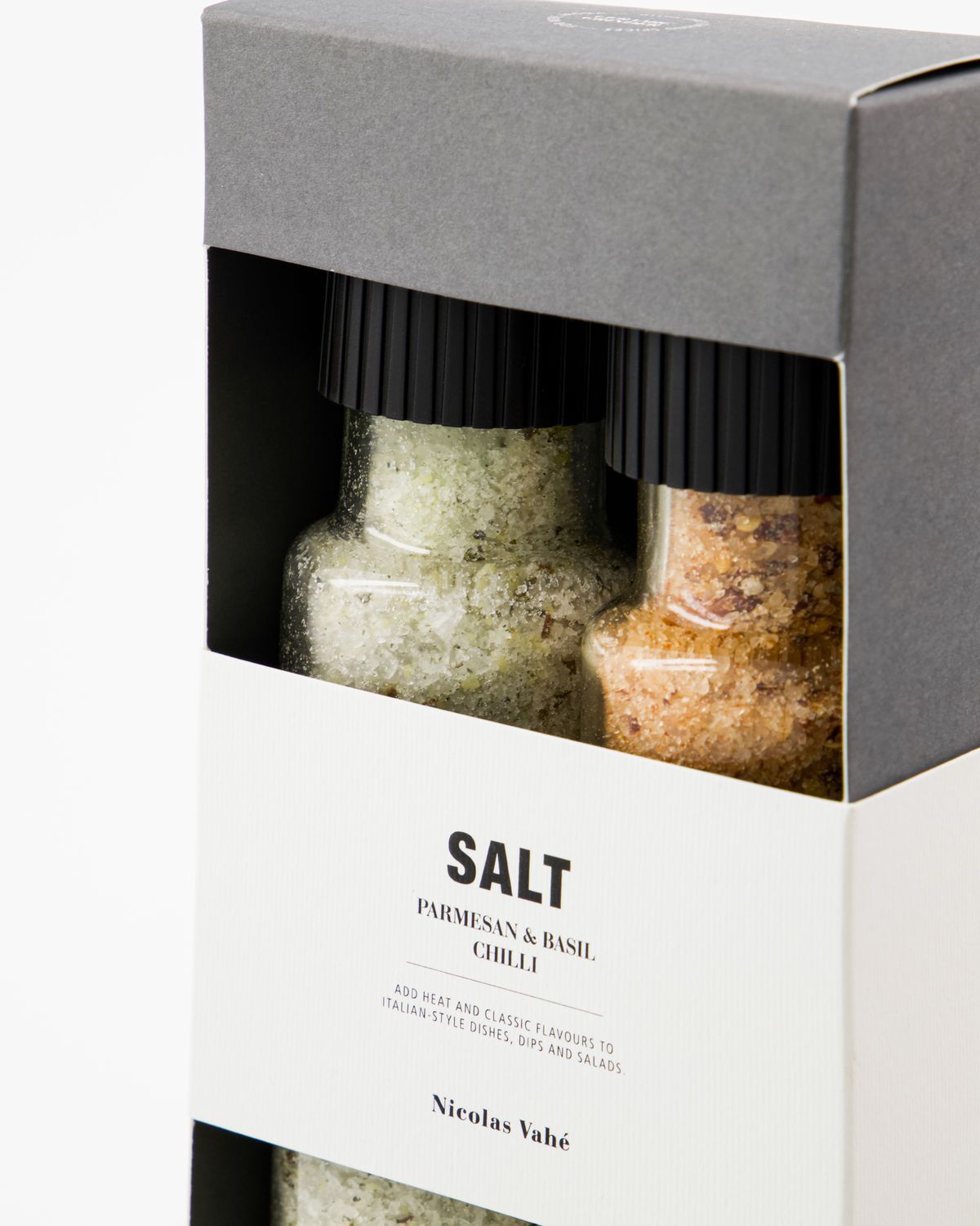Gift box Parmesan &amp; basil, salt &amp; chilli salt
