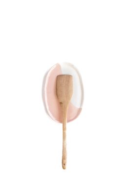 Val Pottery, Lepelbordje Sluggish Spoon - Pink Splash