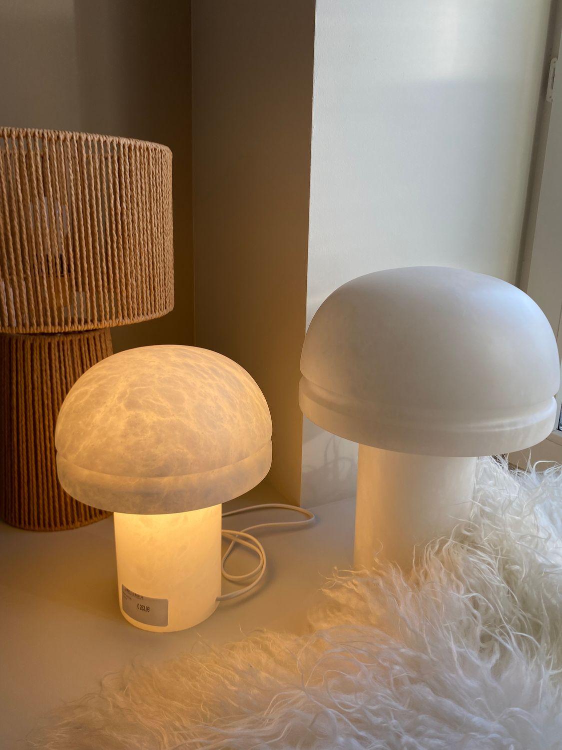 Albast Lamp Lola, 28x22cm