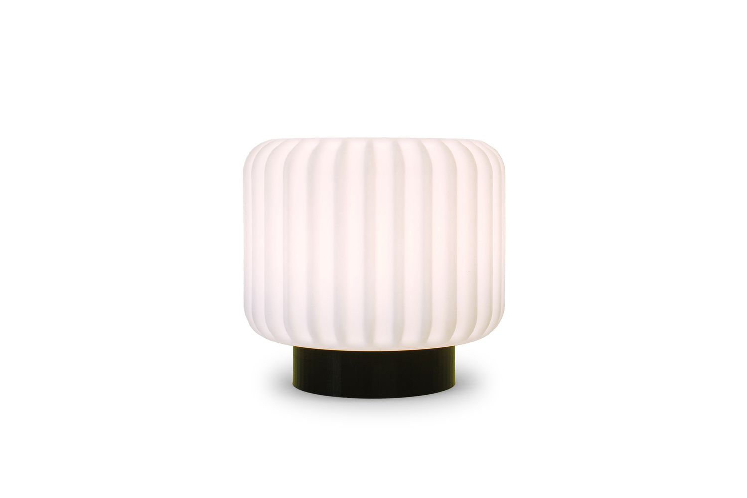 Dentelles wide, zwarte basis dia 16cm, h 15cm