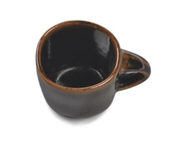 Serax, koffietas met oor, Black Brown, Out Of Lines