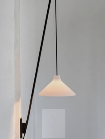 Wall Lamp M Black-white Seam