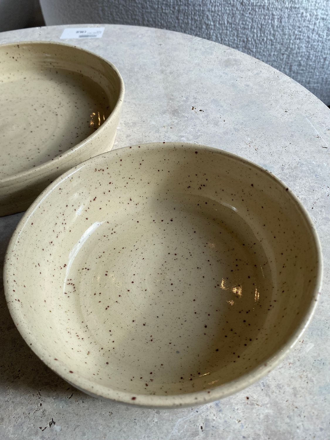 Dunes, handgedraaide keramiek, kom diameter 22 cm