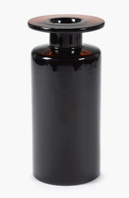 Vase L black/dark brown Wind &amp; fire