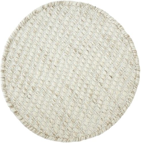Tapijt Azuri, Must Living, rond, Ivory
