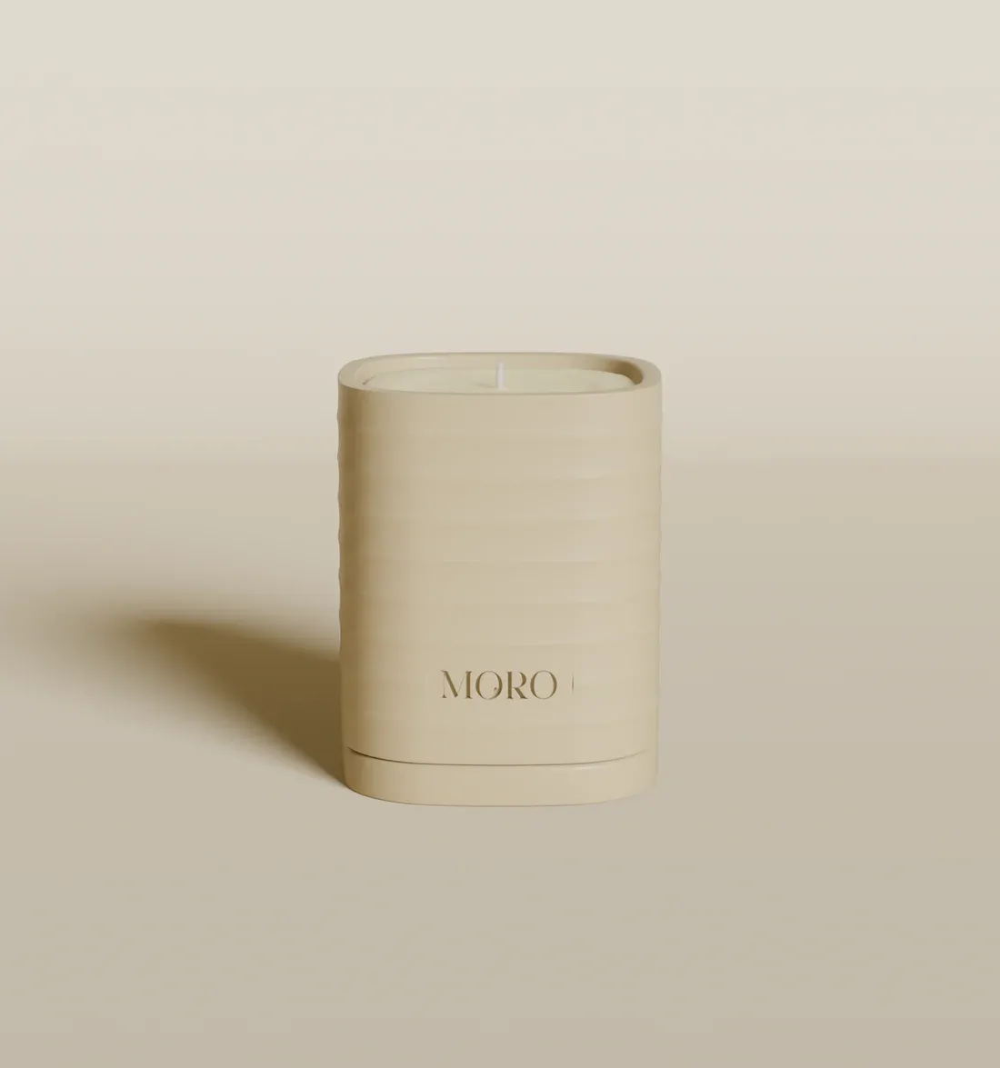Moro Candle ( beige) Santal