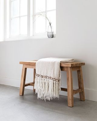 Plaid met schelpjes