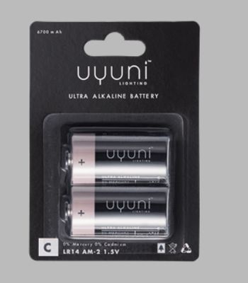 Uyuni ledkaars batterij 1.5V C