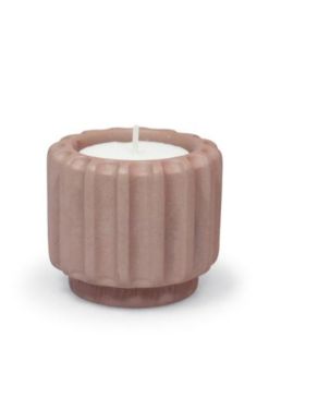 Dentelles artisanale T-light houder mocha, Small, dia 6cm, hoogte 5,3cm