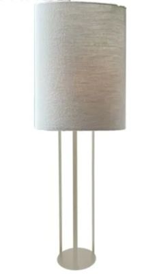 Lamp Sonora white dove/ stand metallic ivory h200cm