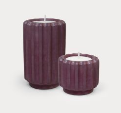 Dentelles artisanale T-light houder earth, Small, dia 6cm, hoogte 5,3cm