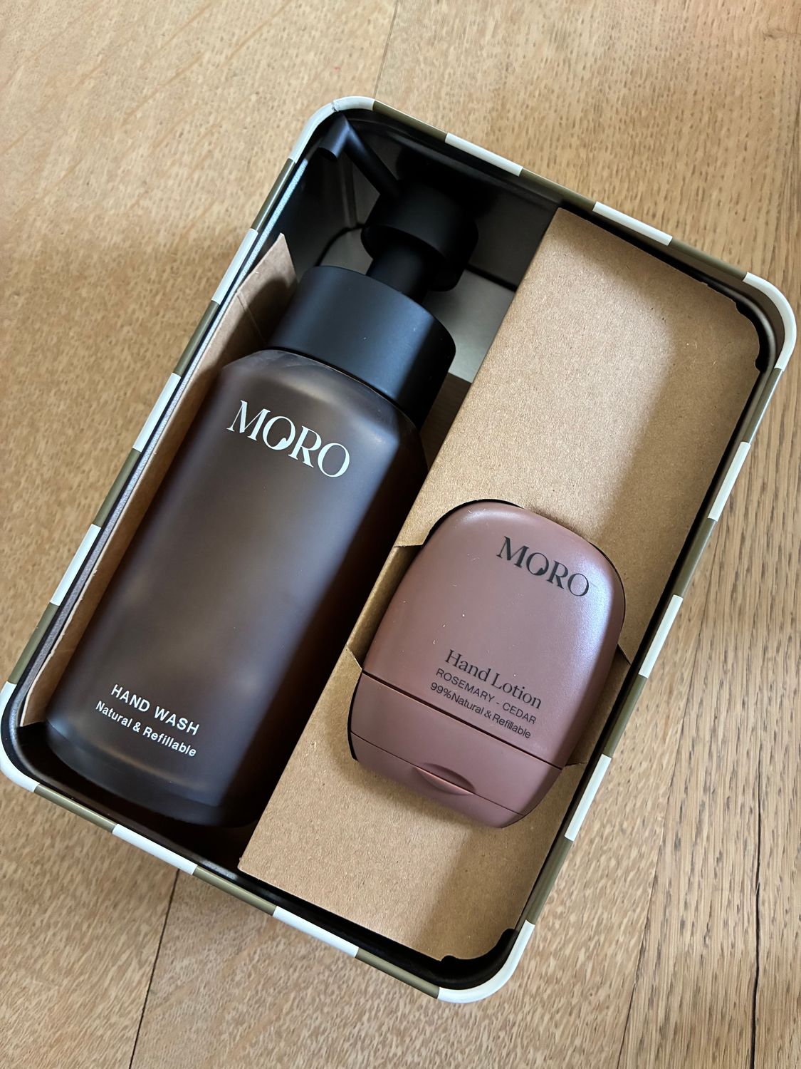 Moro hydrating duo Set, Rosemary &amp; cedar