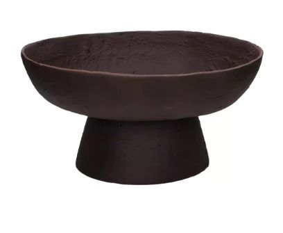 Schaal op voet, nizza  d35x18 donker