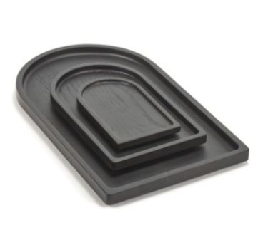 Tray Small Black La Mère, Serax