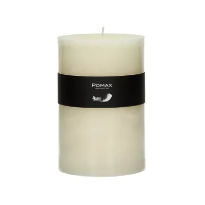 CANDLE - kaars - paraffine wax - DIA 10 x H 15 cm - ivoor