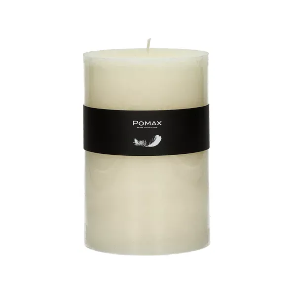 CANDLE - kaars - paraffine wax - DIA 10 x H 15 cm - ivoor