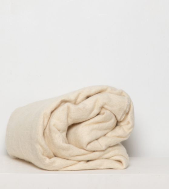 Plaid Marrakech, Wol, crème, Extra large 200x300cm